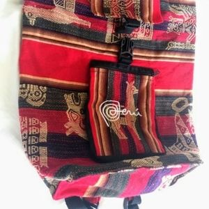 Peruvian Canvas/Textile Backpack